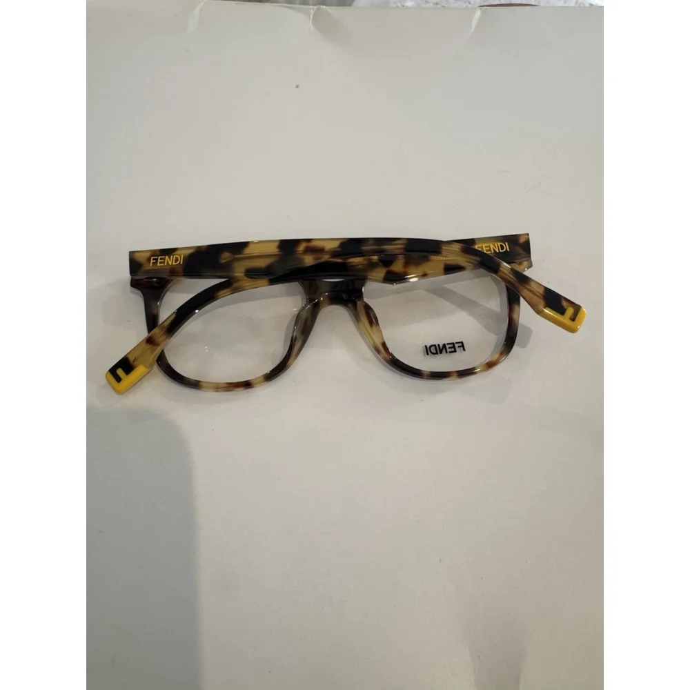 NEW FENDI FE50023I 055 Tortoise EYEGLASSES GLASSES 51-18-145 B46mm Italy